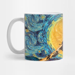 Peter and friends fly abstract art Mug